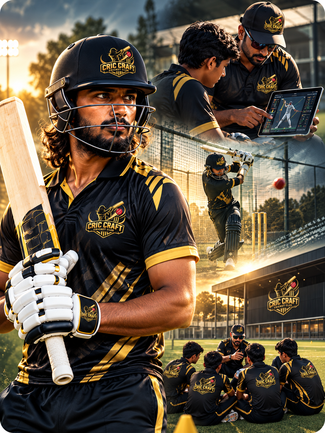 Cric Craft batsman playing a cricket shot